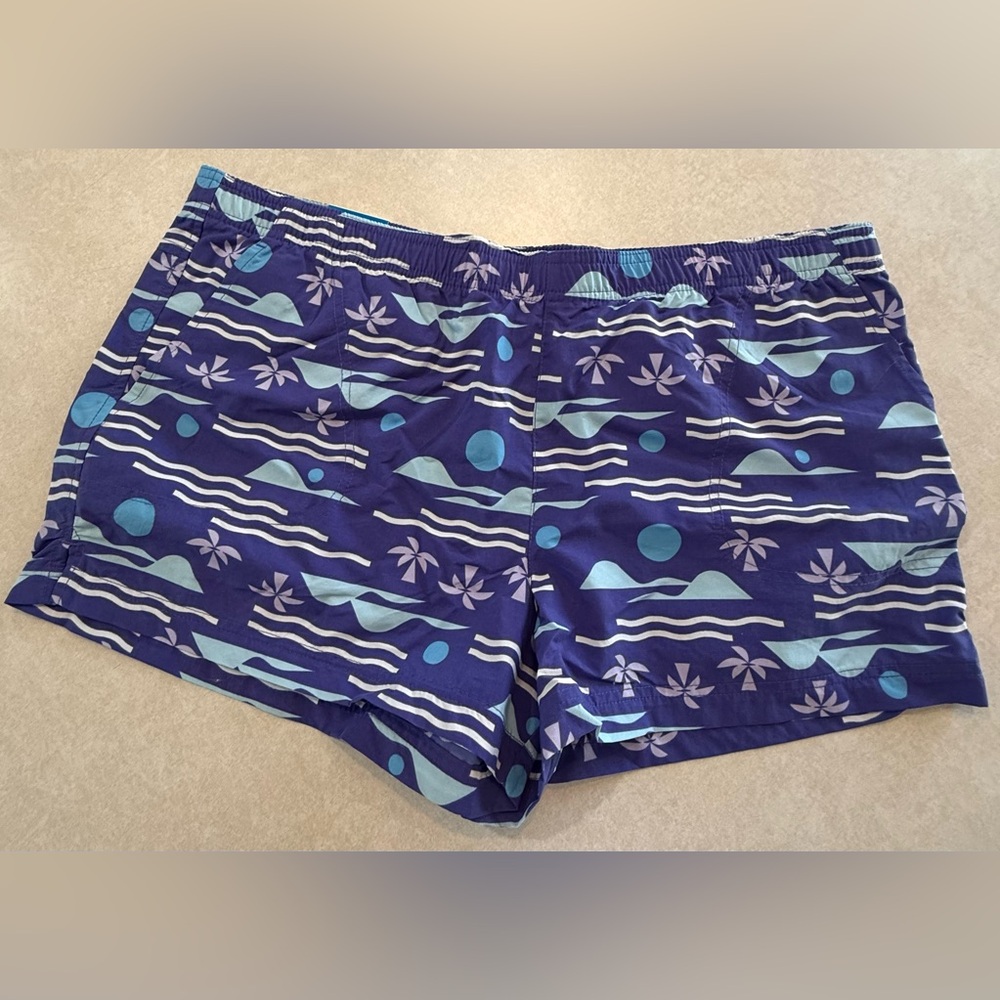 Columbia Blue and White Swim Shorts NWT Size XL